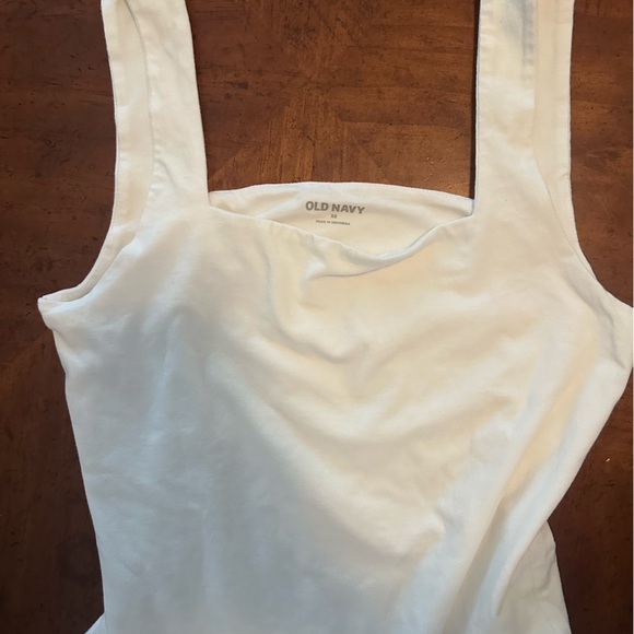 Old Navy Women’s XS White Body Suit with two layers of clasps - Picture 2 of 2